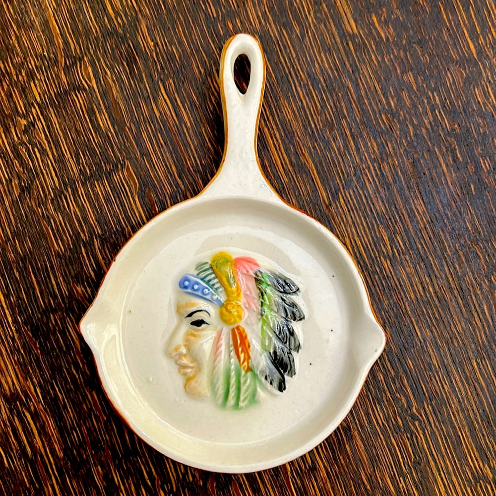 Vintage Native American Ashtray
